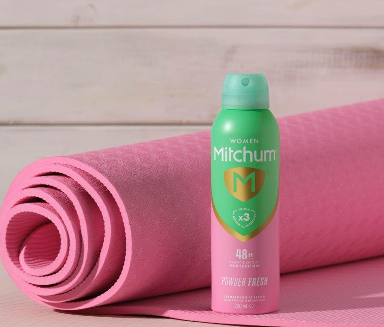 Mitchum Women Triple Odor Defense 48HR Protection Deodorant Spray & Antiperspirant 200ml