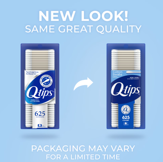 Q-tips Safety Swabs Family Size 625ct 2pck
