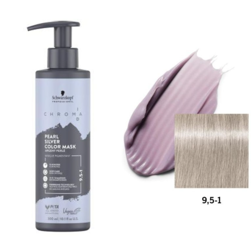 Schwarzkopf Professional Chroma ID Bonding Colour Mask 9.5-1 Pearl Silver 300ml