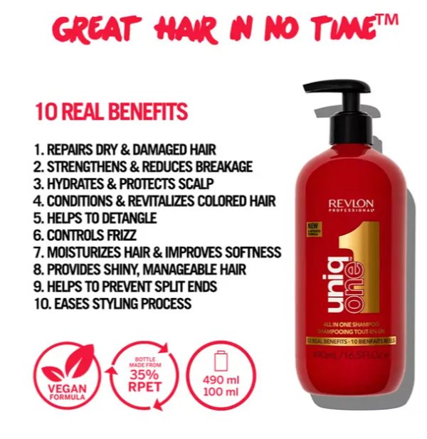 Revlon Professional UniqOne All in One Shampoo 490ml