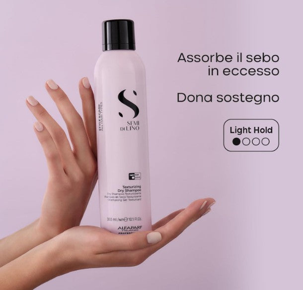 Alfaparf Milano Semi Di Lino Style & Care Texturizing Dry Shampoo – 300ml Volume