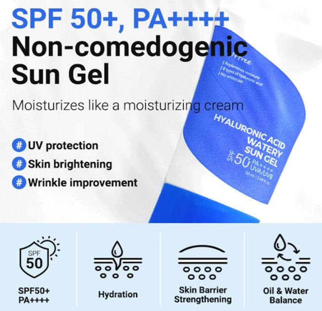 Isntree Hyaluronic Acid Watery Sun Gel SPF50+ PA++++ 50ml