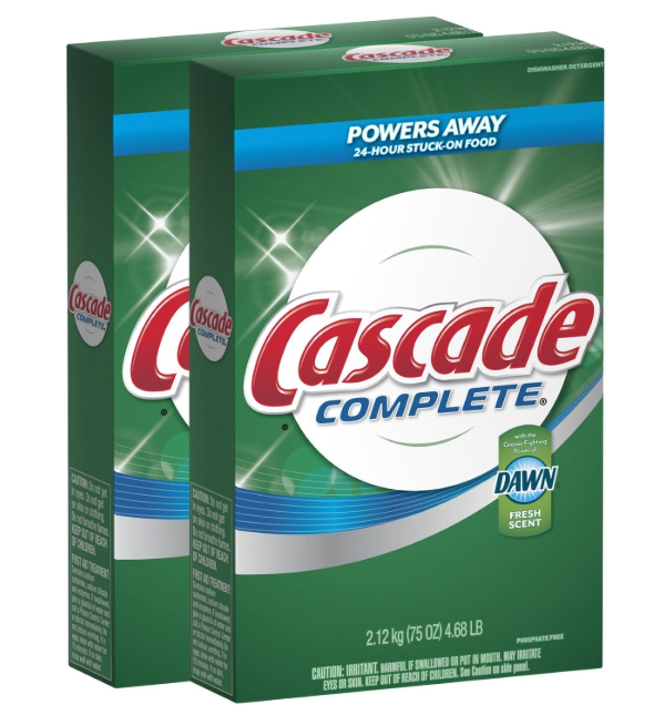 Cascade Complete Powder Allin1 Dishwasher Detergent 75oz