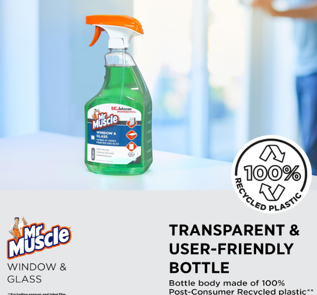 SC Johnson Mr Muscle Window and Glass Cleaner Spray 750ml