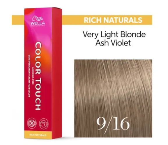 Wella Professionals Color Touch 9/16 Very Light Blonde Ash Violet 60ml