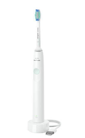 Philips Sonicare 2100 Power Toothbrush, Rechargeable Electric Toothbrush  White Mint