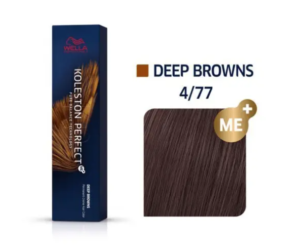 Wella Professionals Koleston Perfect Me+ 4/77 Deep Browns 60ml