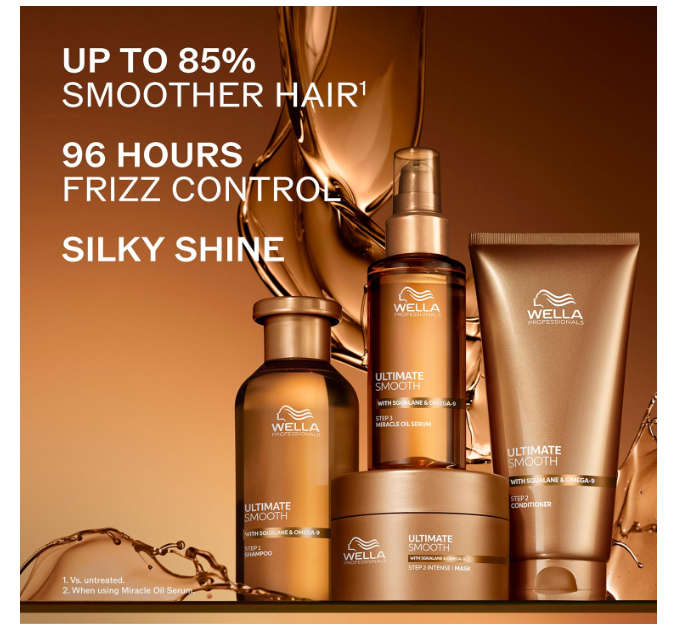 Wella Professionals Ultimate Smooth Hair Mask with Squalane & Omega-9