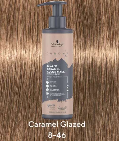 Schwarzkopf Professional Chroma ID Bonding Colour Mask 8-46 Glazed Caramel 300ml