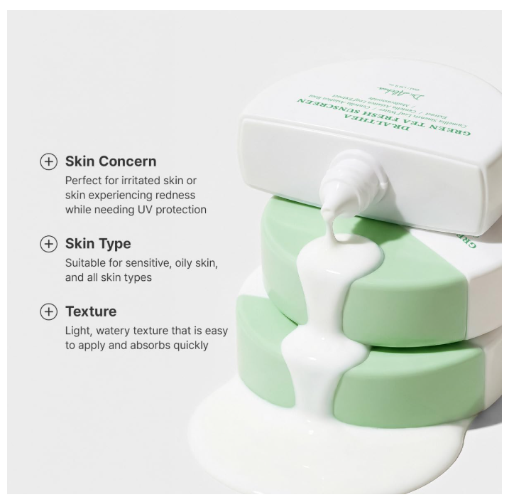 Dr. Althea Green Tea Fresh Sunscreen SPF50+ PA++++ 45ml