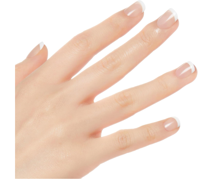KISS Salon Acrylic French Press-On False Nails Style Crush Hour KSAP01 67942 Petite Squoval 28pcs
