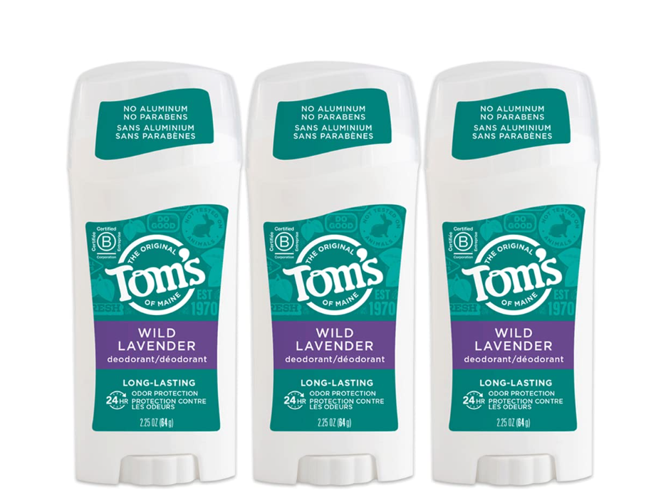 Tom's Of Maine Long-Lasting Deodorant Stick Wild Lavender 64g