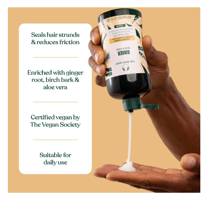 The Body Shop Ginger Hair Conditioner 400ml