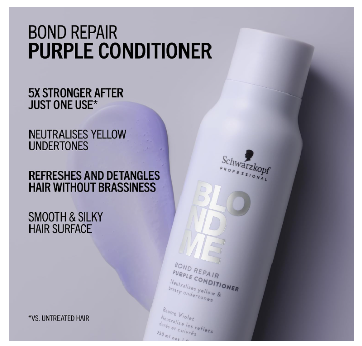 BlondMe Bond Repair Purple Conditioner 250ml