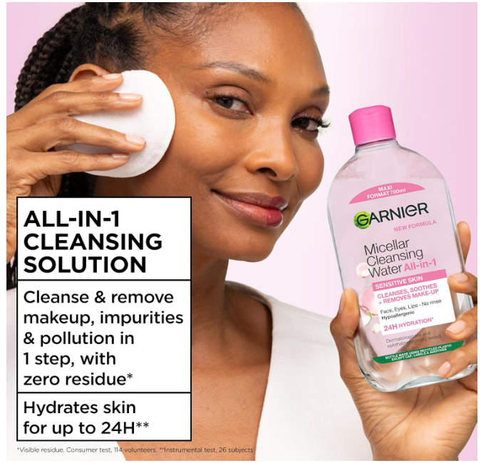 Garnier SkinActive Micellar Cleansing Water All-in-1 for Sensitive Skin 700ml