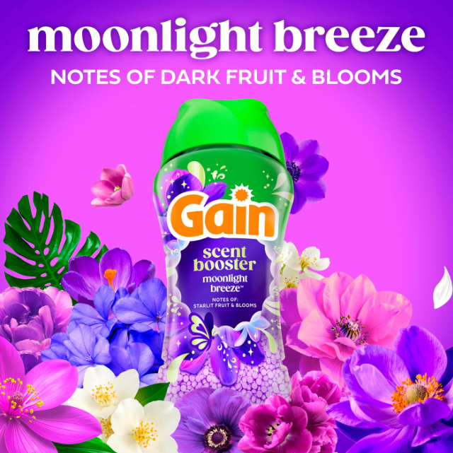 Gain Fireworks In-Wash Scent Booster Beads Moonlight Breeze 24oz