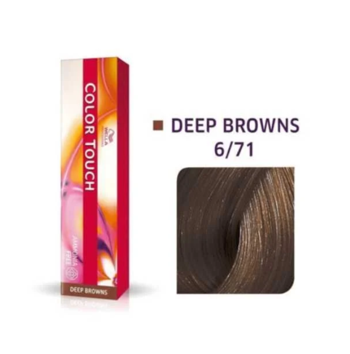 Wella Professionals Color Touch 6/71 Dark Blonde Brown Ash 60ml