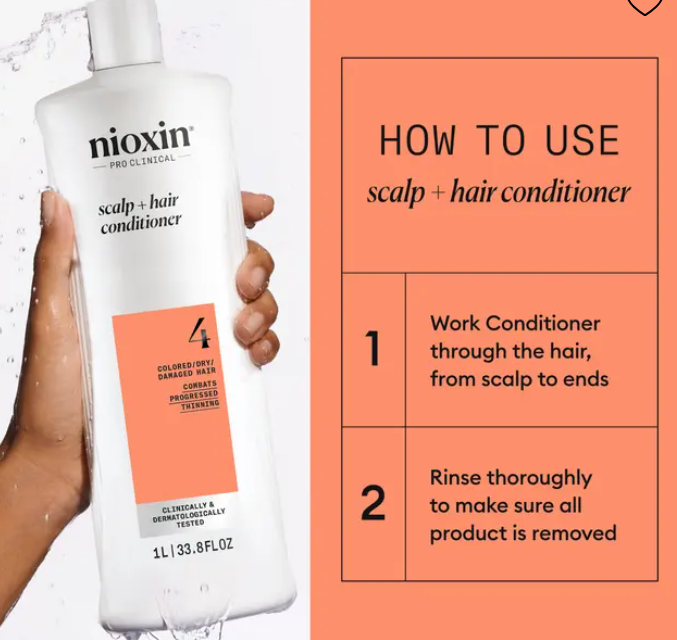 Nioxin System 4 Scalp Therapy Revitalizing Conditioner 1L / 1000ml