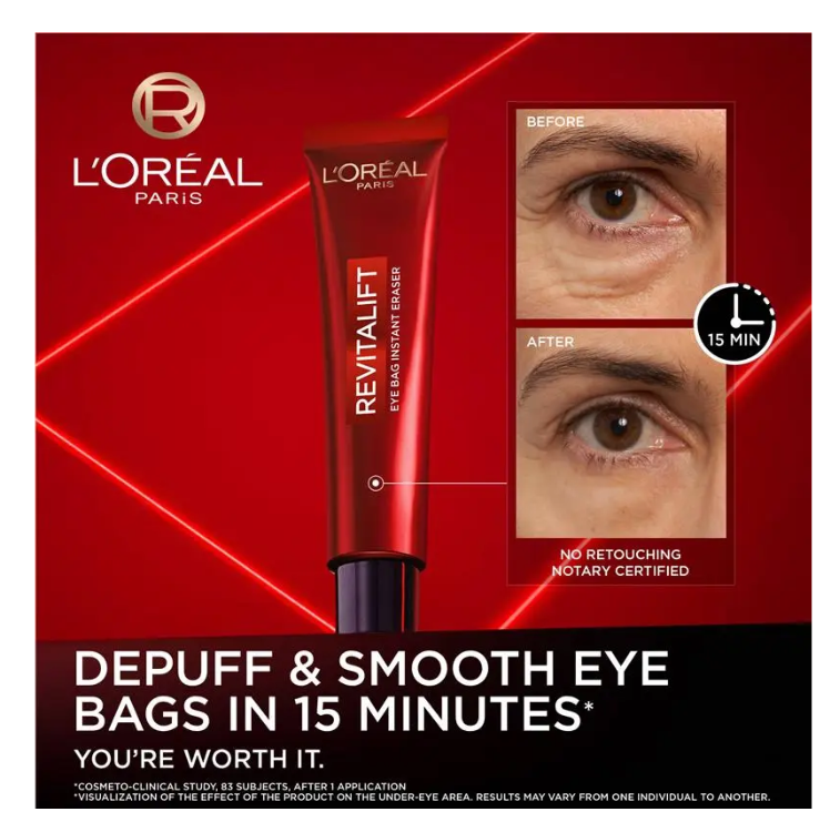 L'Oréal Paris Revitalift Laser Eye Bag Instant Eraser 15ml