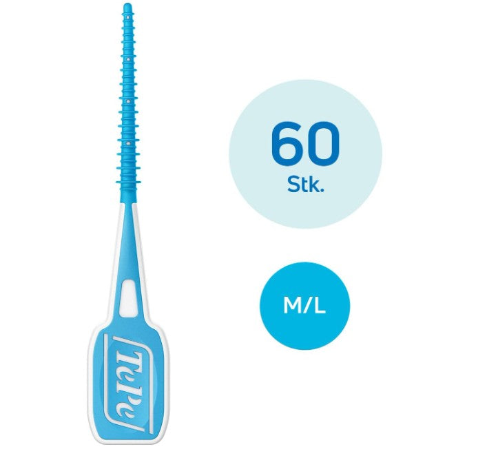 TePe EasyPick Dental Picks Blue M/L 60 Pack