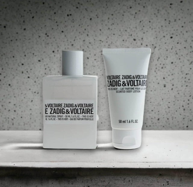 Zadig & Voltaire This Is Her! 2 Piece Gift Set Eau de Parfum 50ml & Body Lotion 50ml