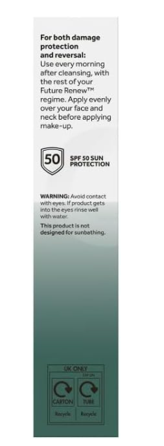 No7 Future Renew Damage Protection Defence Shield SPF 50 50ml