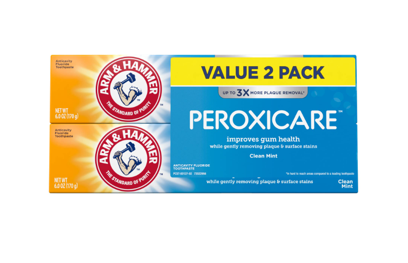 Arm & Hammer PeroxiCare Toothpaste Clean Mint 6.0oz 2 Pack