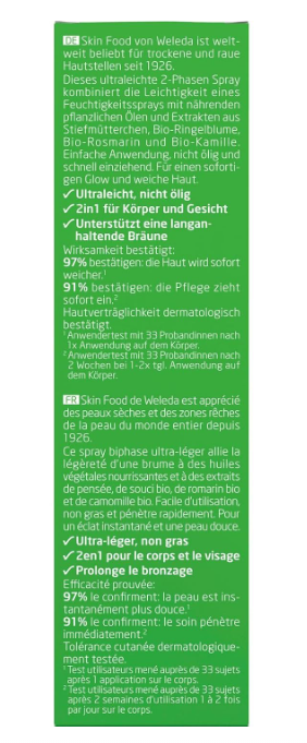Weleda  Skin Food Ultra Light Dry Oil 100ml