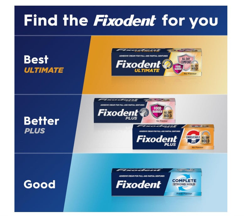 Fixodent Complete Denture Adhesive Fresh Flavour 47g