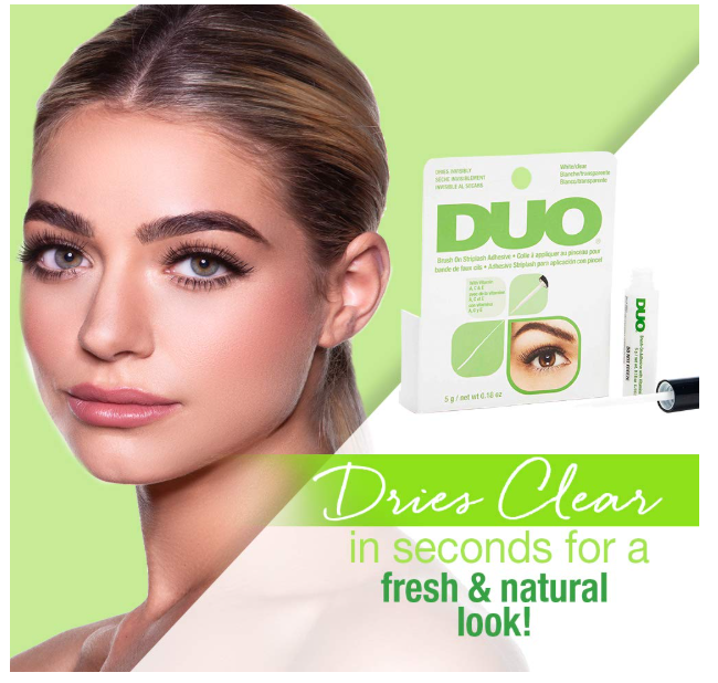 DUO Brush-On Striplash Adhesive Green White/Clear Lash Glue 5g