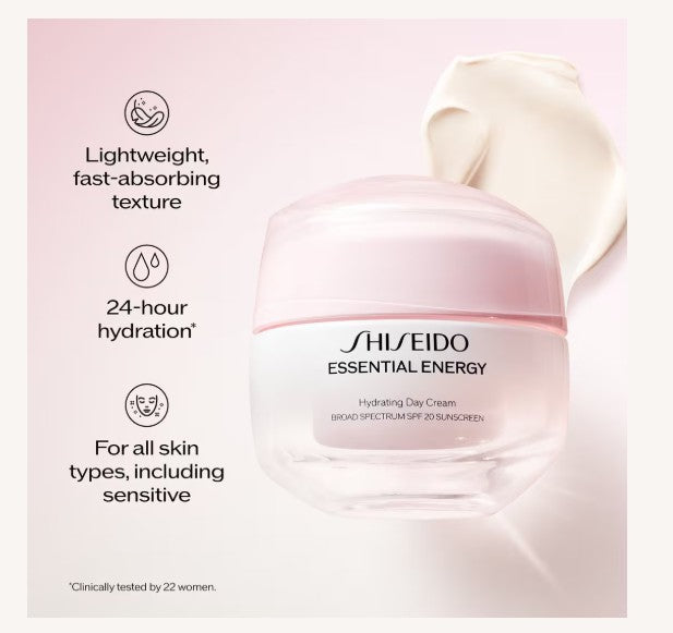 Shiseido Essential Energy Hydrating Day Cream SPF20 50ml