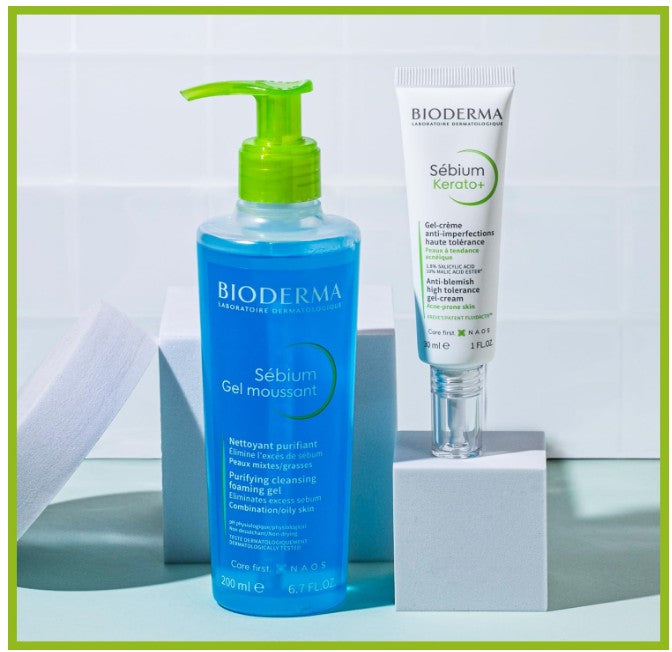 Bioderma Sébium Foaming Gel Ultra-Gentle Purifying Cleanser 500ml