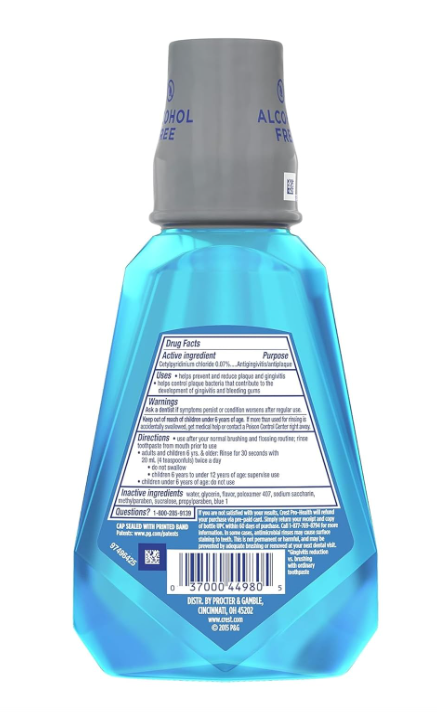Crest Pro-Health Multi-Protection Mouthwash Clean Mint