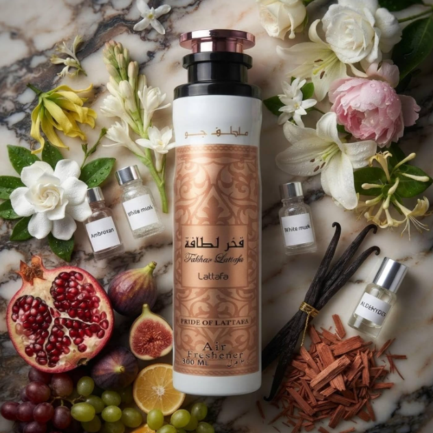 Lattafa Arabian Air Freshener Bundle Rose Gold 3 × 300ml