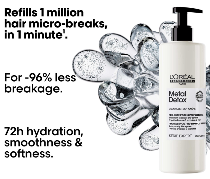 L'Oréal Professionnel Metal Detox Pre-Shampoo Treatment 250ml