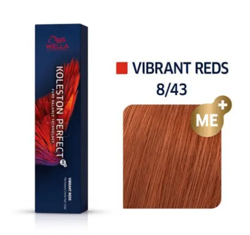 Wella Professionals Koleston Perfect Me 8/43 Light Blonde Red Gold 60ml