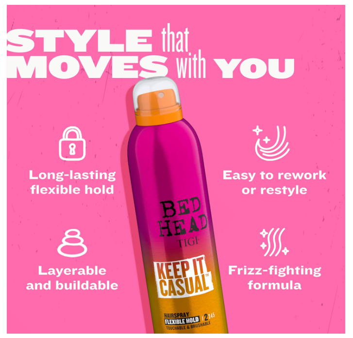Bed Head by TIGI Keep It Casual Flexible Hold Hairspray 300ml