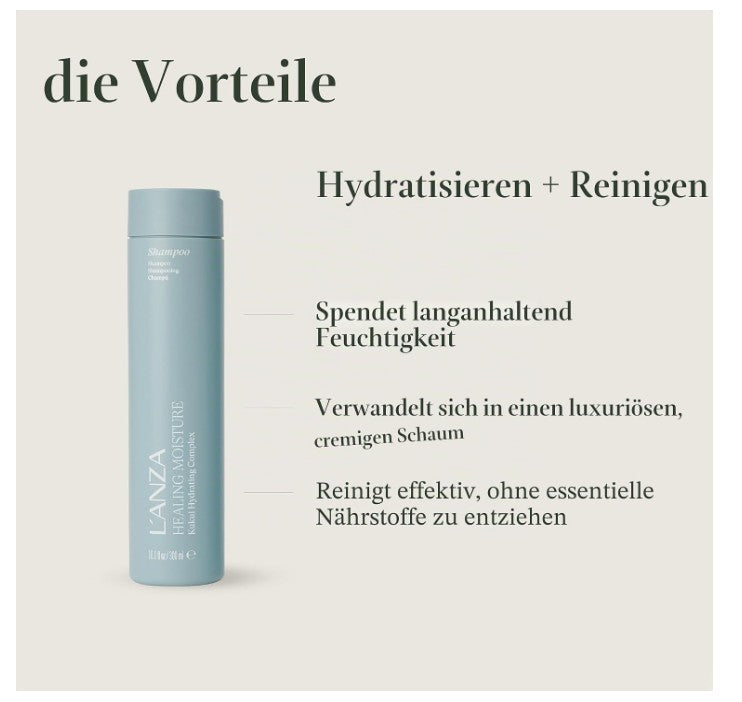 L'anza Healing Moisture Kukui Hydrating Shampoo 300ml