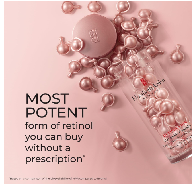Elizabeth Arden Retinol + HPR Ceramide Capsules Rapid Skin-Renewing Serum 60 Capsules