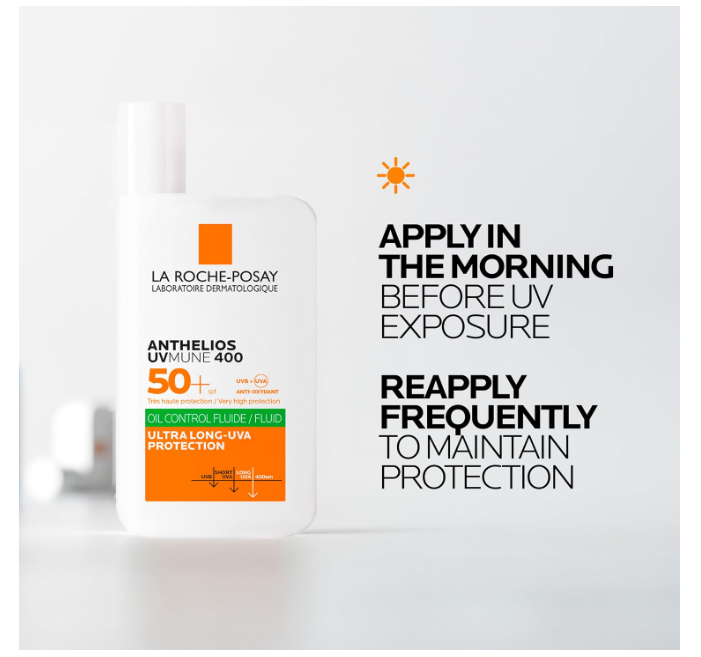 La Roche-Posay Anthelios UVMune 400 Oil Control Invisible Fluid SPF50+ 50ml