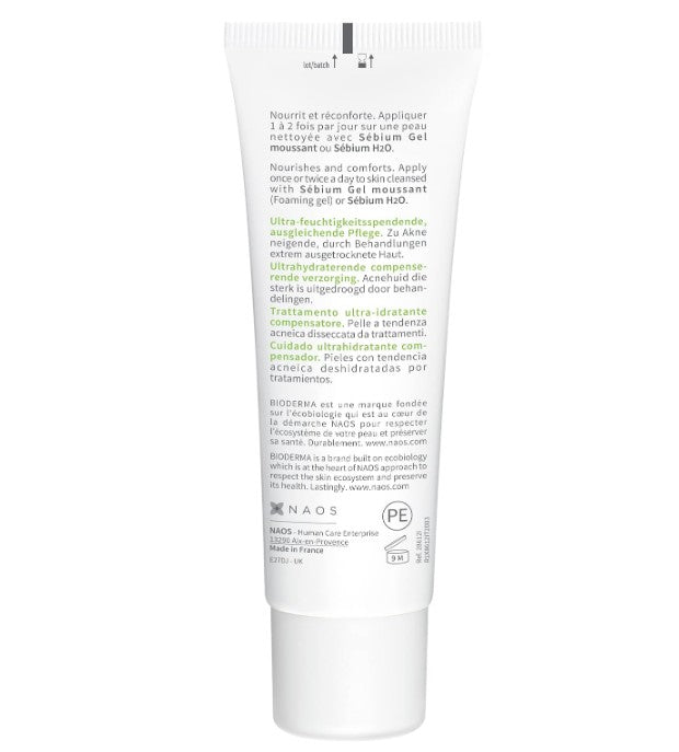 Bioderma Sébium Hydra Ultra-Moisturizing Compensating Care 40ml
