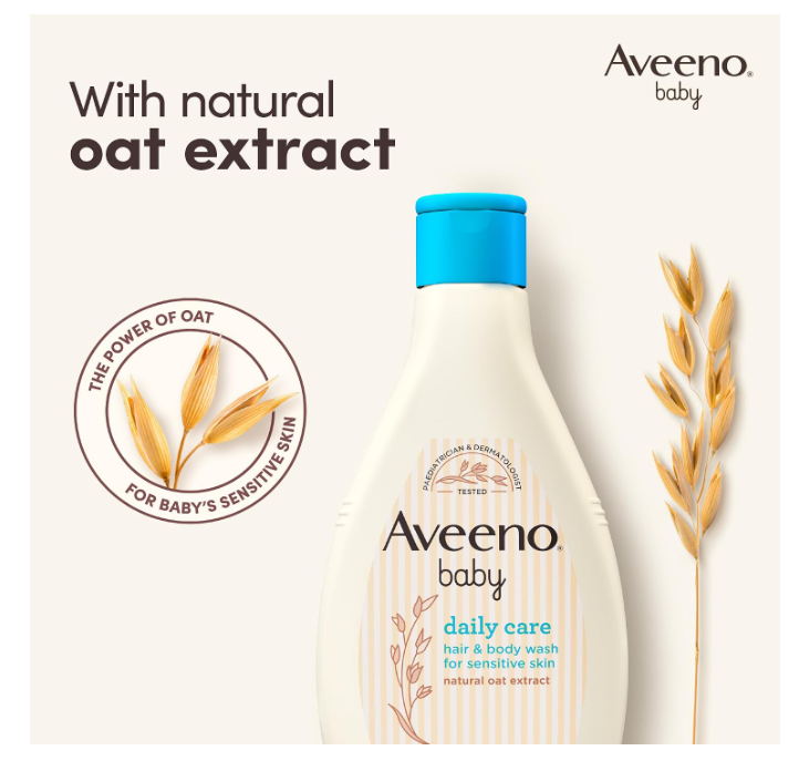 Aveeno Baby Daily Care Hair and Body Wash 400ml