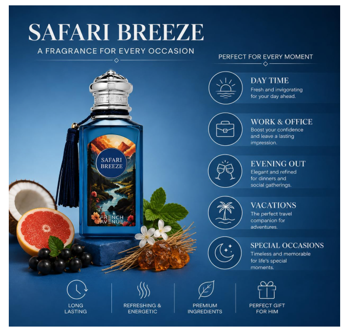 French Avenue Safari Breeze Eau de Parfum 100ml
