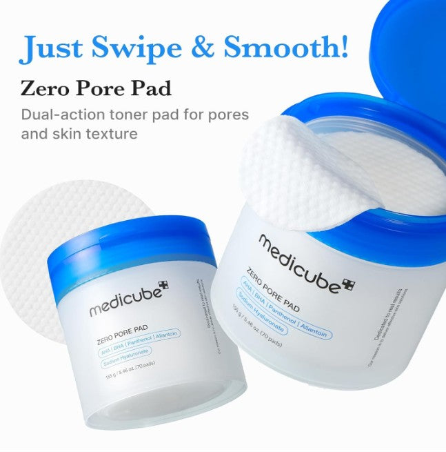 Medicube Zero Pore Pad 2.0 (70 Pads, 155g)