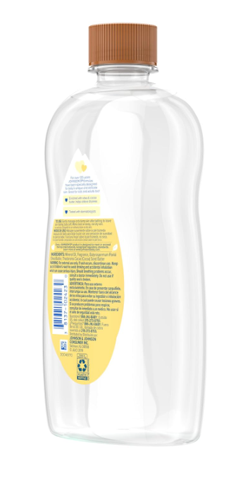 Johnson's Baby Oil With Shea & Cocoa Butter 20 fl oz