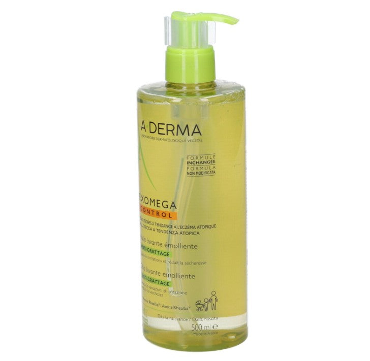 A-Derma Exomega Control Emollient Cleansing Shower Oil 500ml