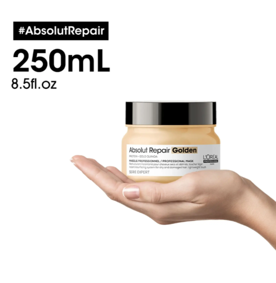 L'Oréal Professionnel Série Expert Absolut Repair Golden Mask with Gold Quinoa 250ml