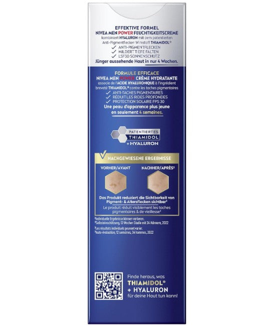 Nivea Men Anti-Age Power 2 in 1 Anti-Pigment Moisturizer SPF30 50ml