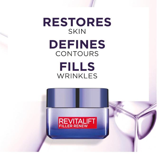 L'Oréal Paris Revitalift Filler Hyaluronic Acid Crème de Nuit Anti-Âge 50ml