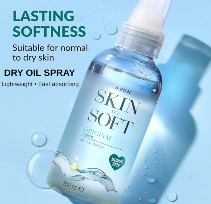 Avon Skin So Soft Original Dry Oil Body Spray 250ml